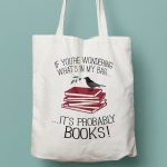 bookish tote bags