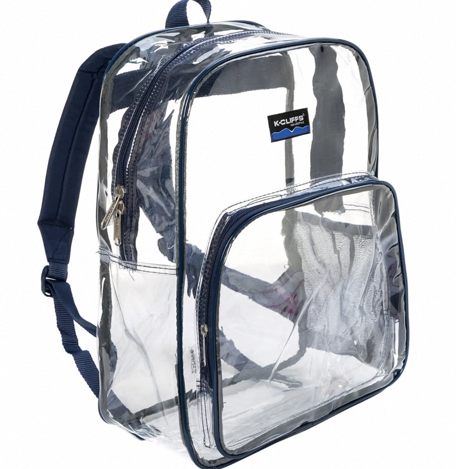 clear backpacks for school