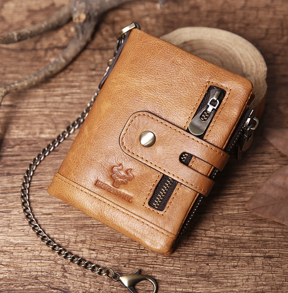 rfid leather wallets for men