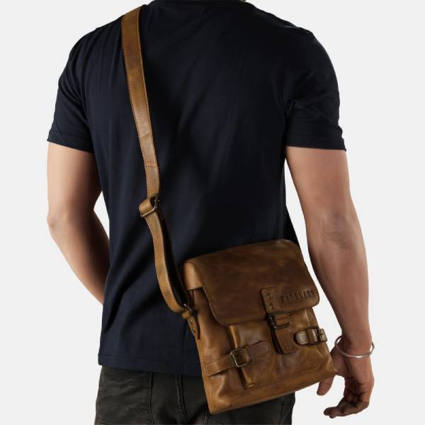 Men's Leather Crossbody Bag