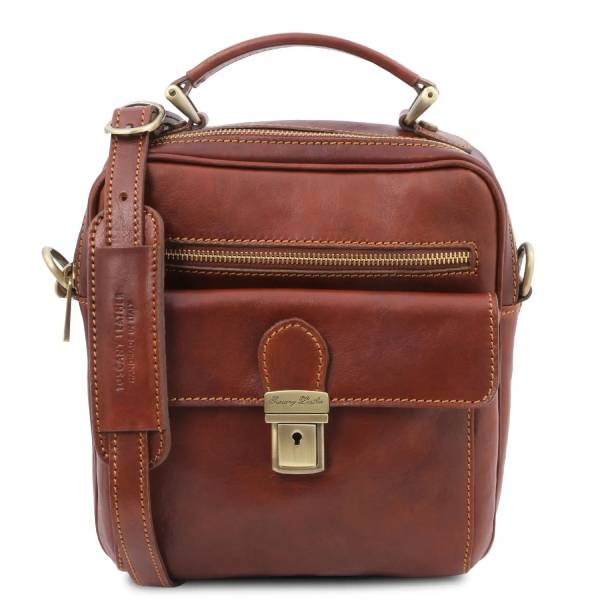 Men's Leather Crossbody Bag