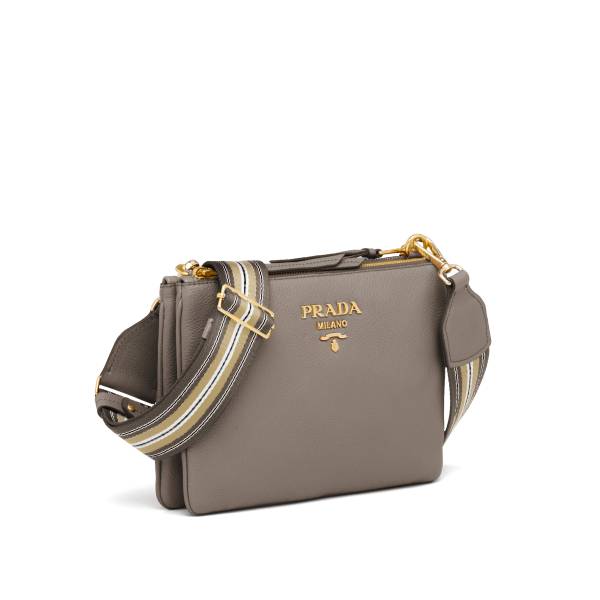 prada leather crossbody bag