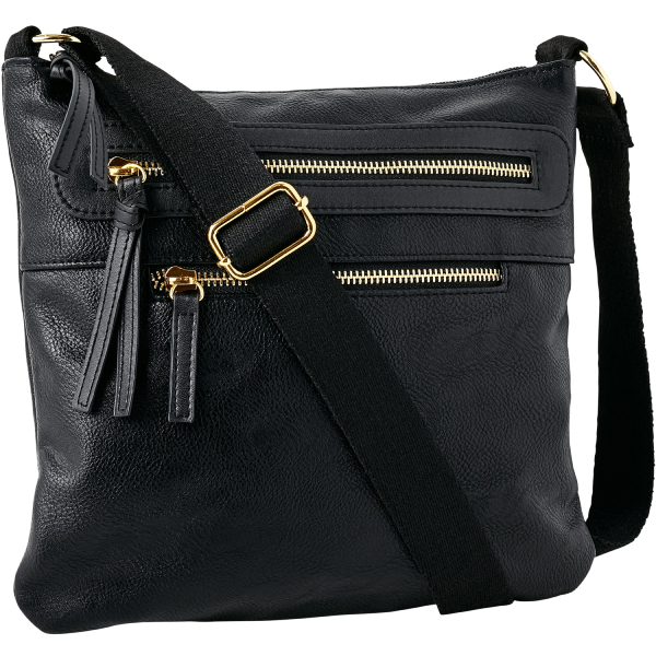 zipper crossbody bag