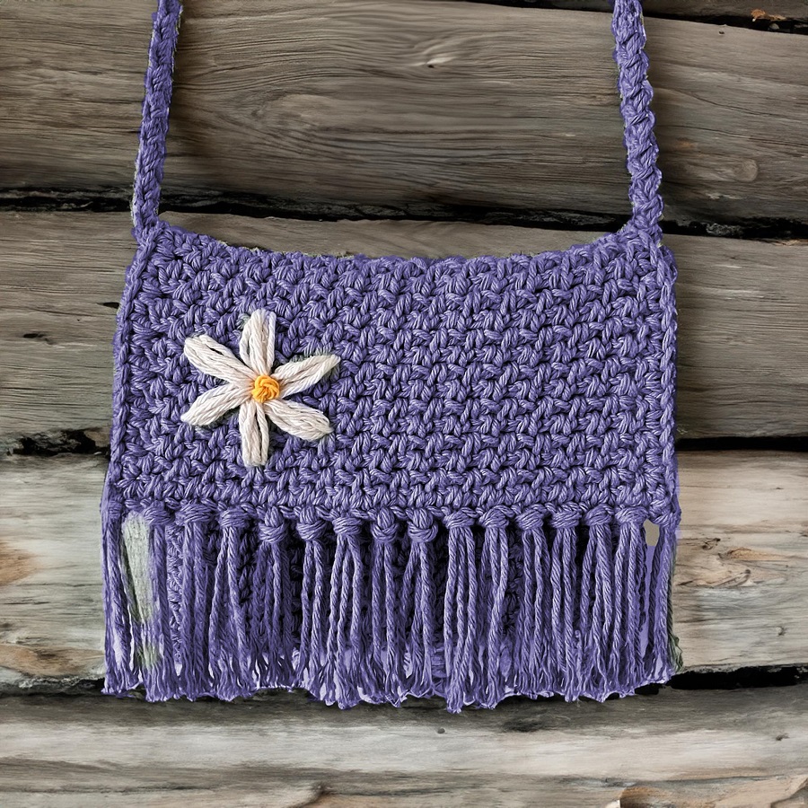 crossbody crochet bag