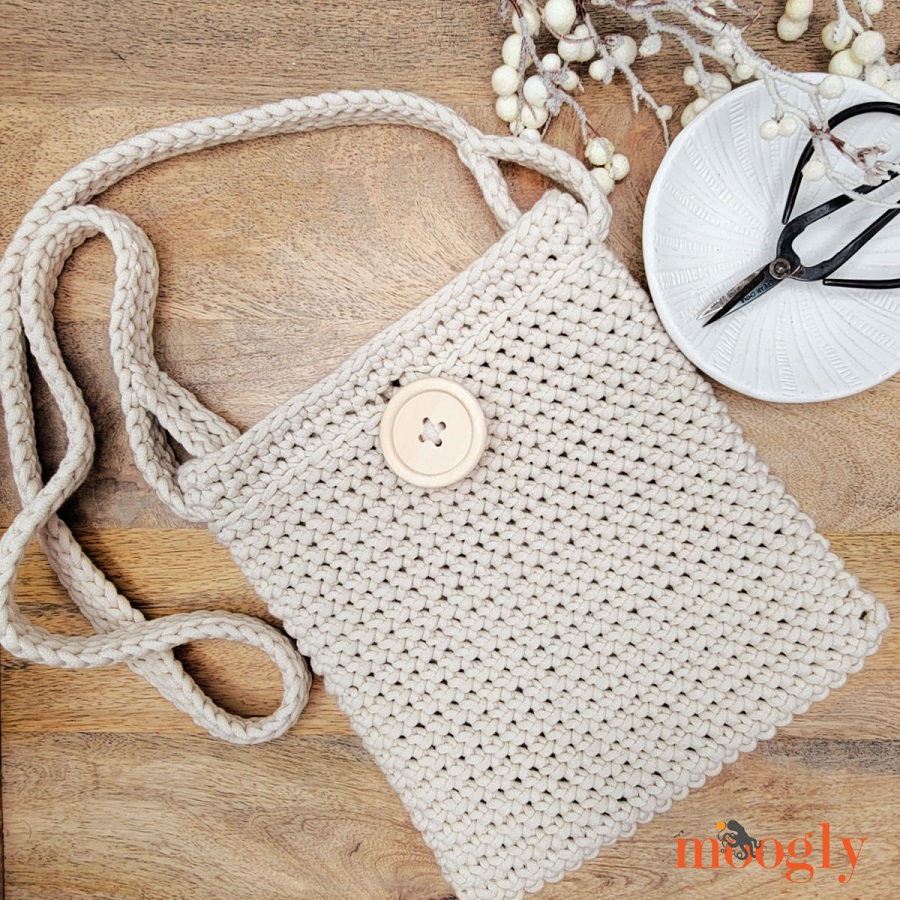 crossbody crochet bag