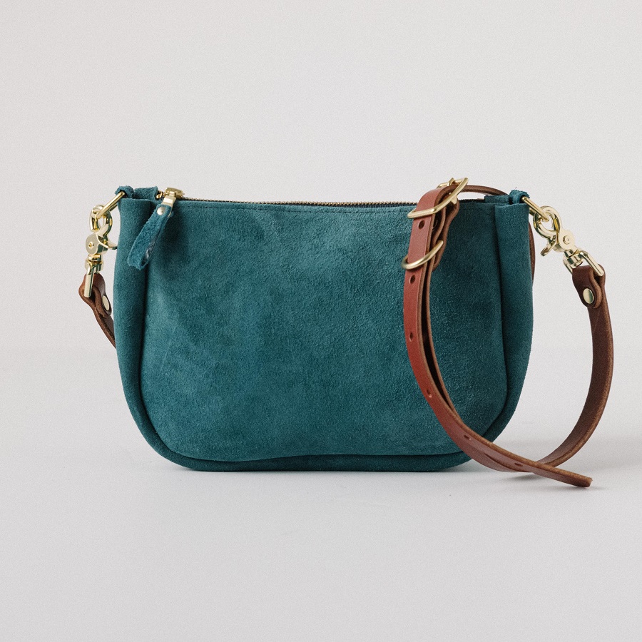 teal crossbody bag