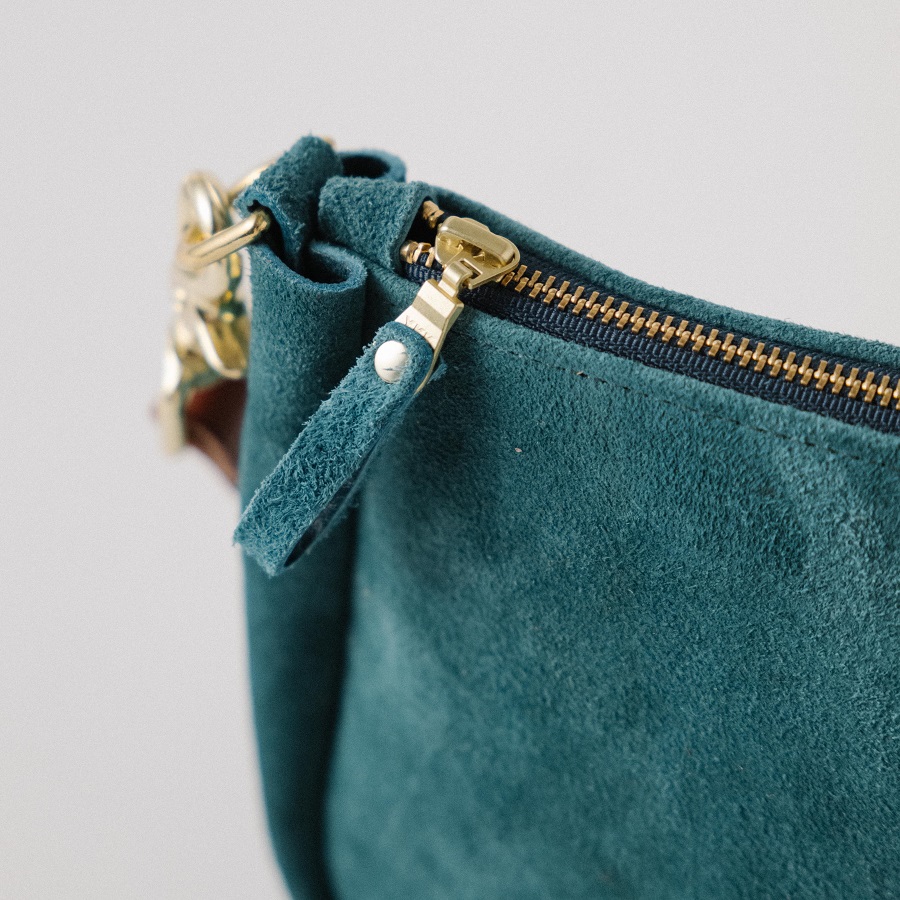 teal crossbody bag