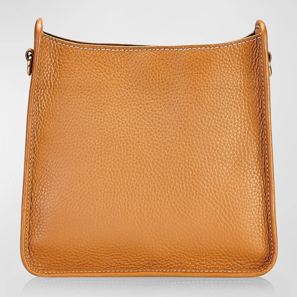 pebble leather crossbody bag