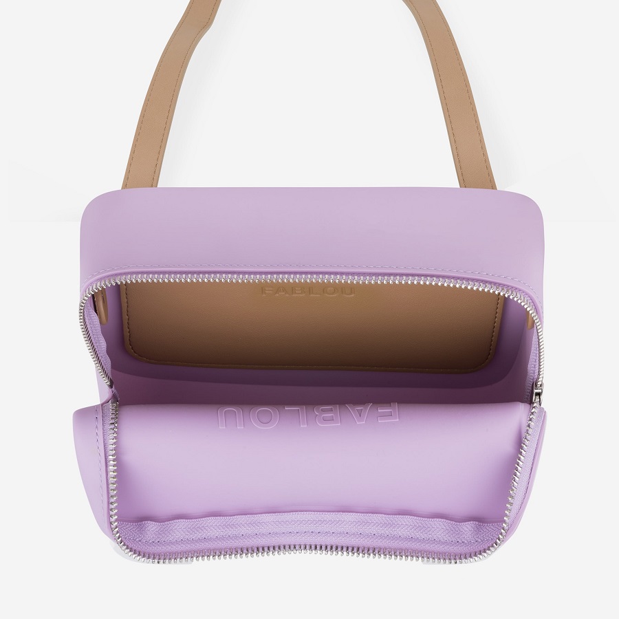 lilac crossbody bag